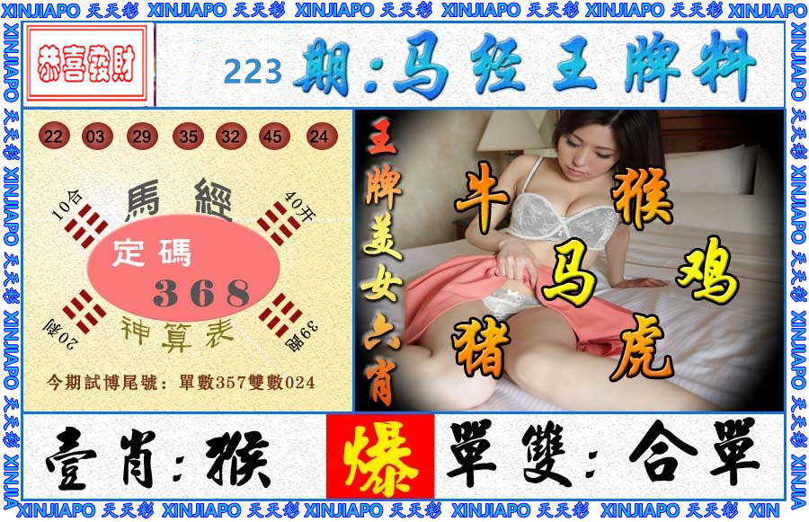 马经王牌料